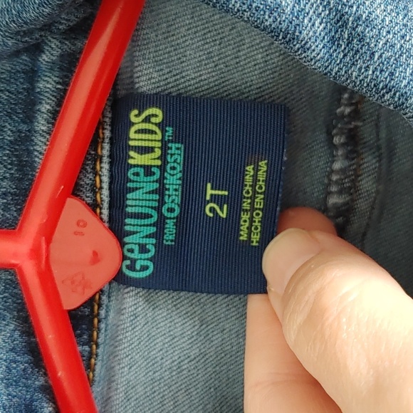 Osh Kosh Genuine Kids denim vest size 2T - Picture 2 of 9